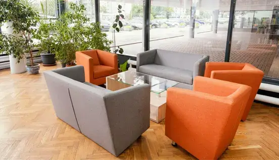 commercial Office seating area interior design
