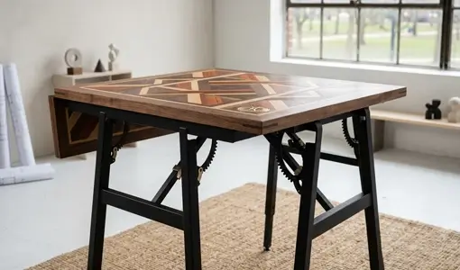Custom folding table