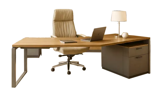 Design your custom executive table with confidence.