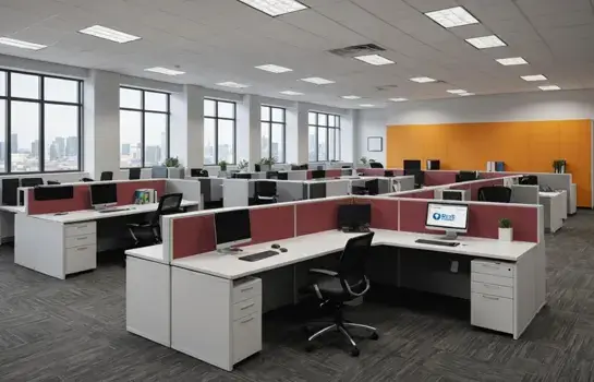Office workstation setups